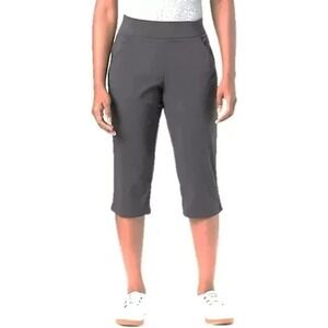 COLUMBIA Omni-Shade Omni-Shield Capri Skimmer Size Small Grey Bermuda Shorts NWT